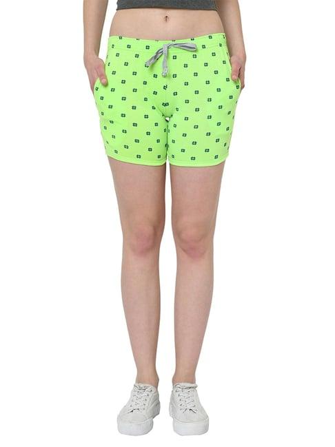 vimal jonney green solid shorts