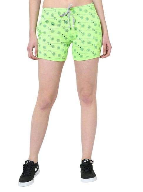 vimal jonney green solid shorts