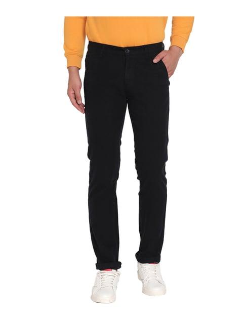 octave navy regular fit trousers