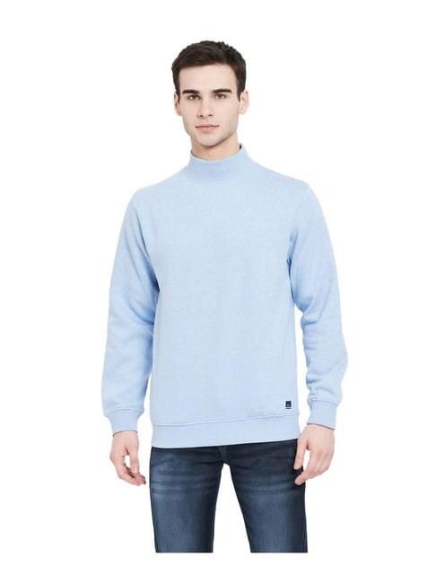 octave sky melange regular fit sweatshirt