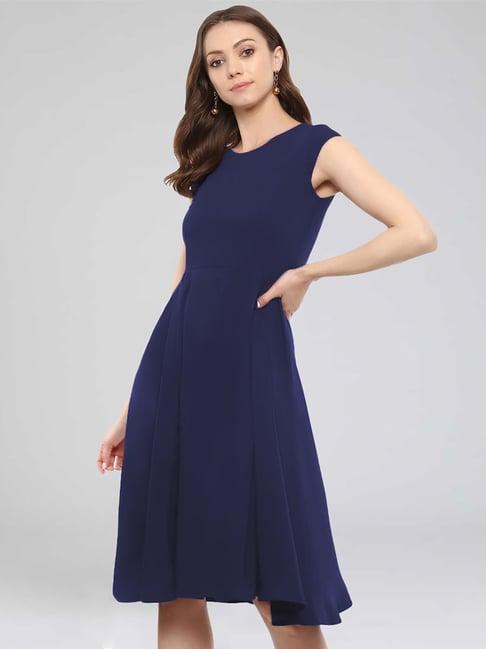 uptownie lite women crepe skater dress