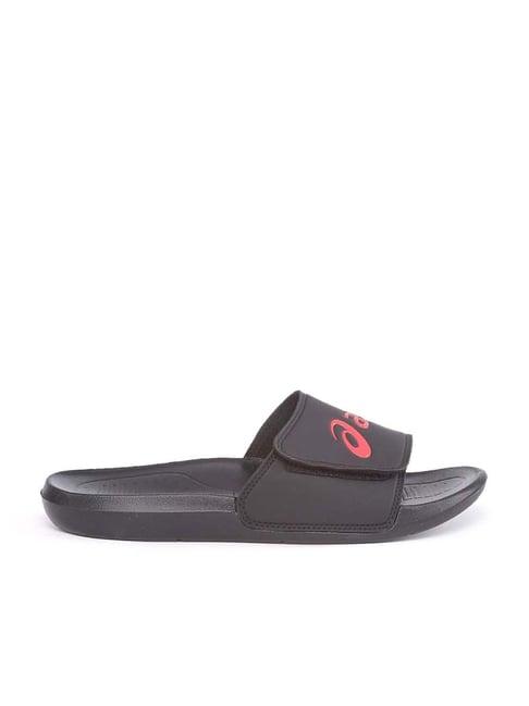 asics men's as002 black slides