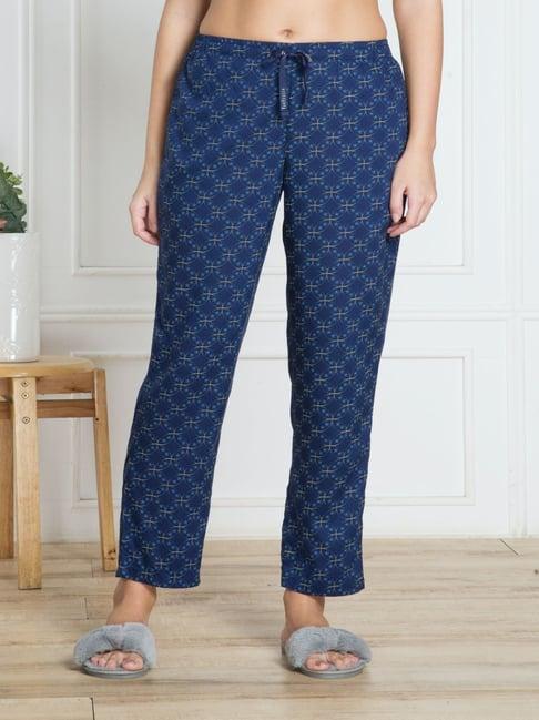 van heusen navy printed pyjamas