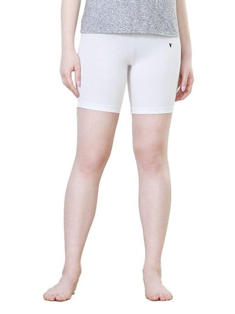 van heusen white cotton shorts