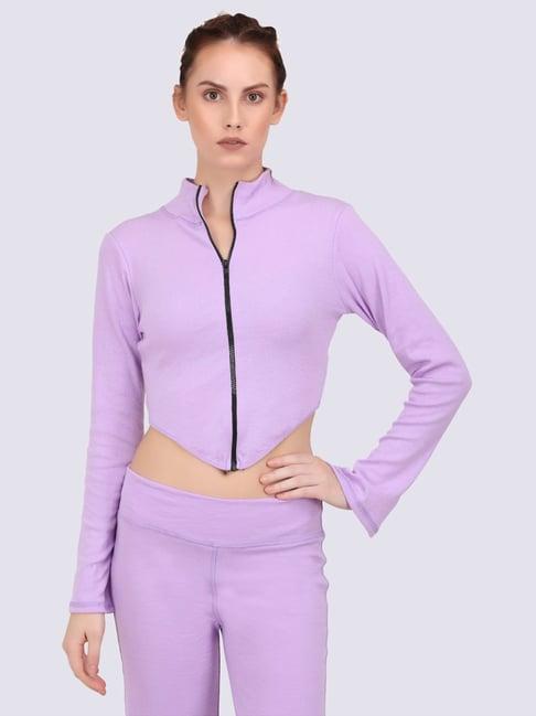 everdion lavender cotton sports top