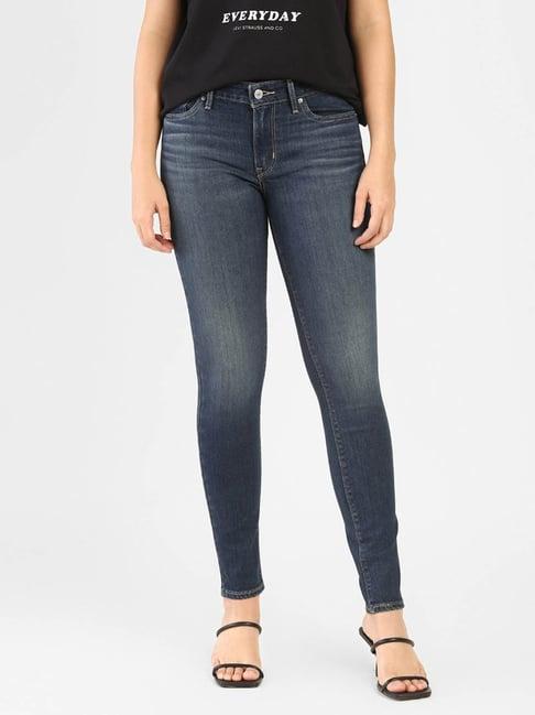 levi's indigo super skinny fit jeans