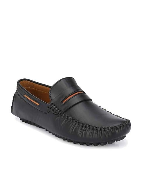 prolific men's black casual loafers