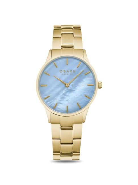 obaku v247lxgmsg lyng lille avery analog watch for women