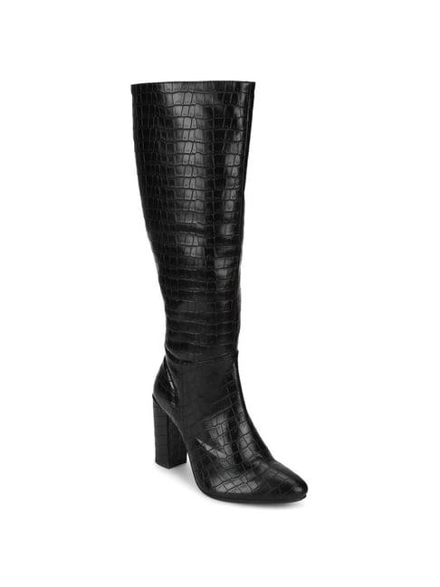 truffle collection women's black casual booties