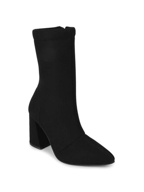 truffle collection women's black casual booties