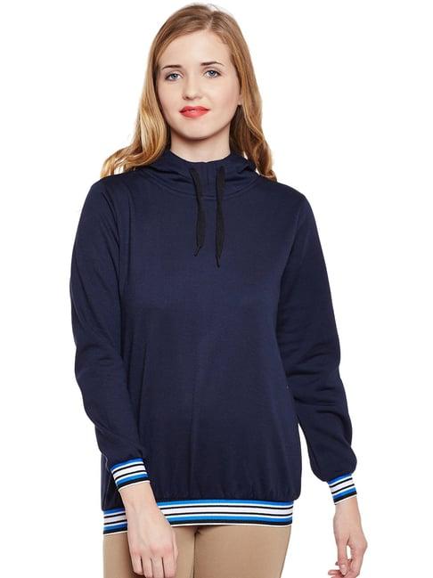 belle fille navy full sleeves sweatshirt