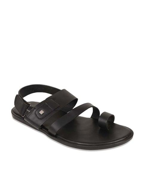 regal men's black back strap sandals