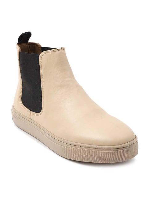 forever 21 women's beige chelsea boots