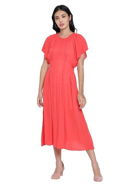 oxolloxo red maxi dress