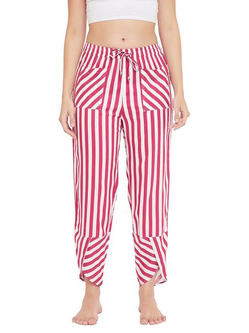 hypernation red & white striped pyjamas