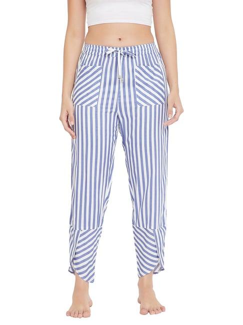 hypernation purple & white striped pyjamas