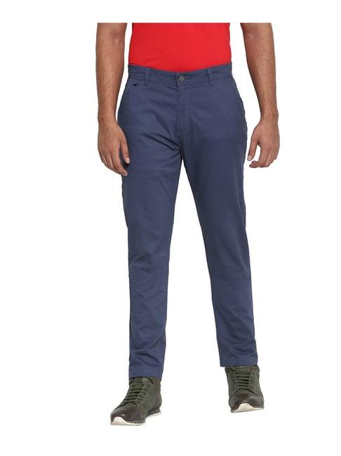 royal enfield navy regular fit chinos