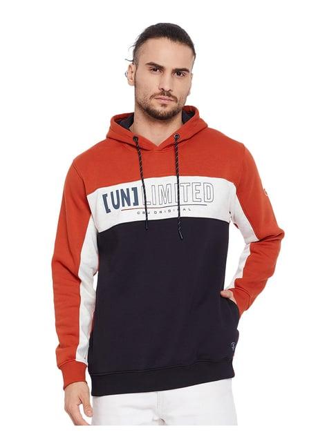 cantabil orange hooded sweatshirt