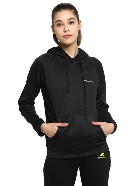 off limits black full sleeves hoodie