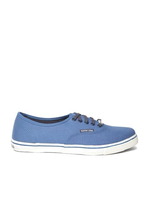 north star by bata men's blue casual sneakers