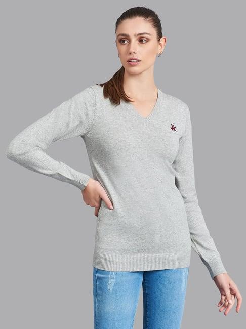 beverly hills polo club grey pullover