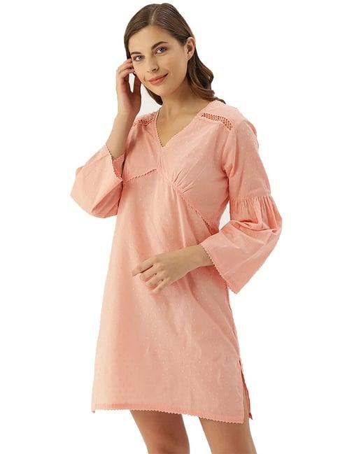 slumber jill peach night dress