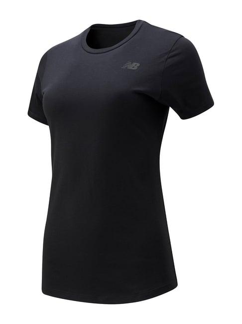 new balance black round neck t-shirt