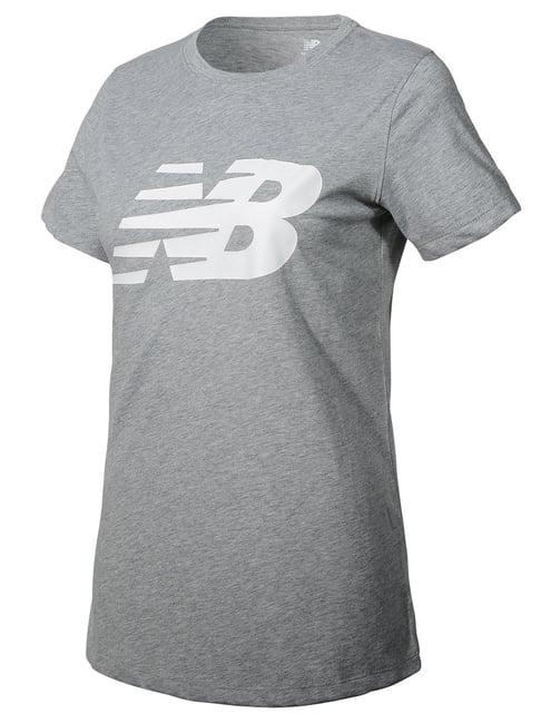 new balance grey round neck t-shirt