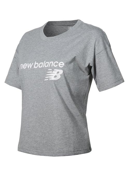 new balance grey round neck t-shirt