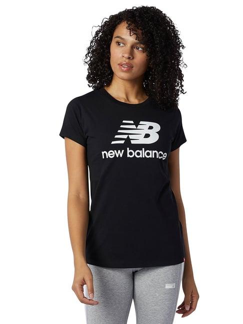 new balance black round neck t-shirt