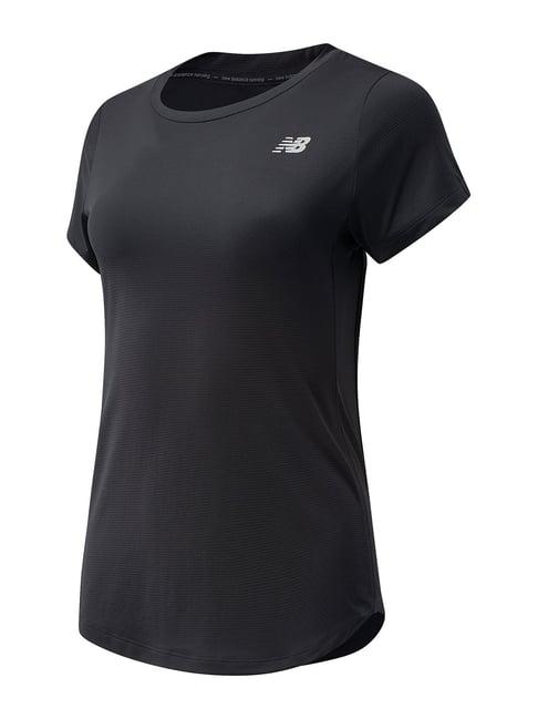 new balance black round neck t-shirt