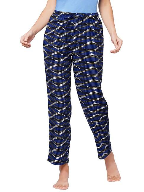 soie navy printed pyjamas