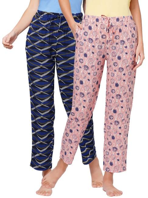 soie multicolor printed pyjamas - pack of 2