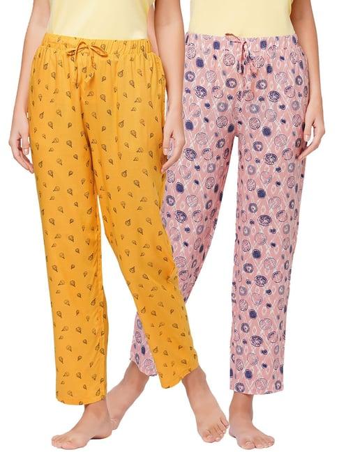 soie multicolor printed pyjamas - pack of 2