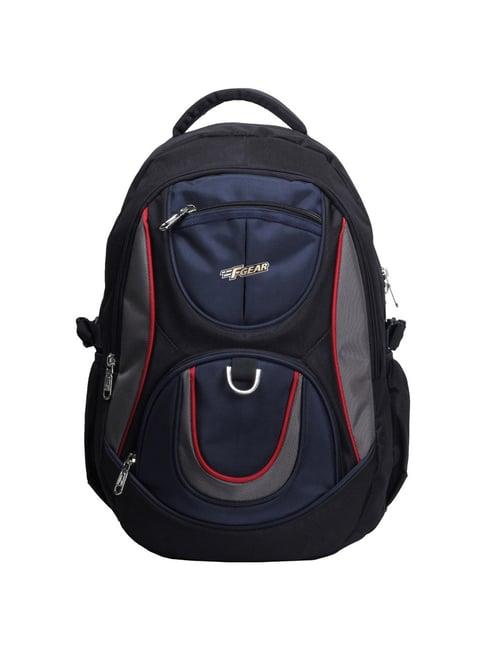 f gear axe 27 ltrs blue & black medium backpack