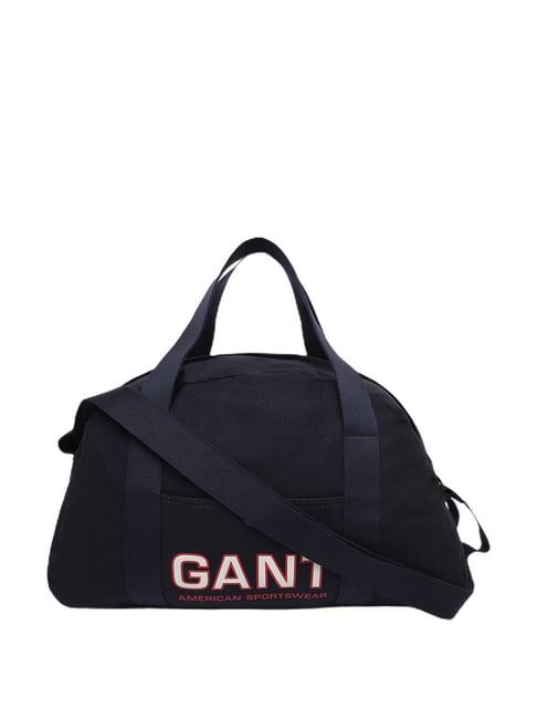 gant navy solid medium duffle bag