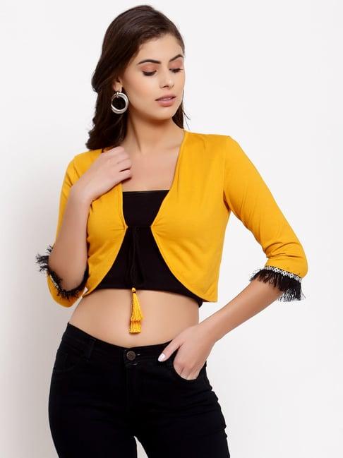 style quotient mustard crop shurg