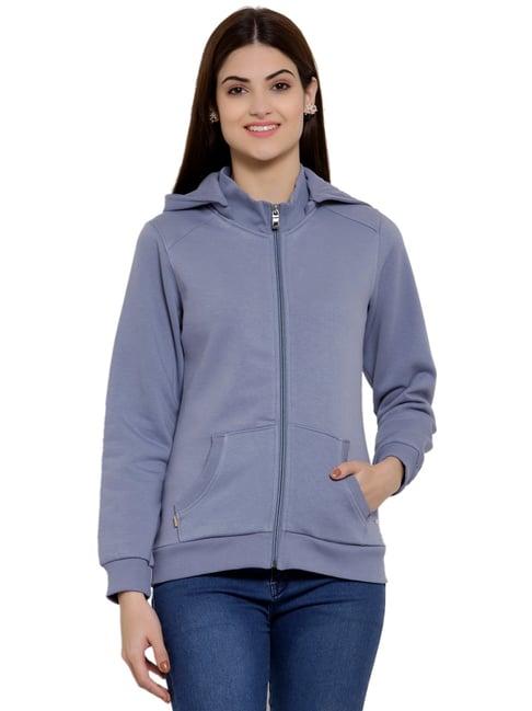 juelle blue hooded sweatshirt