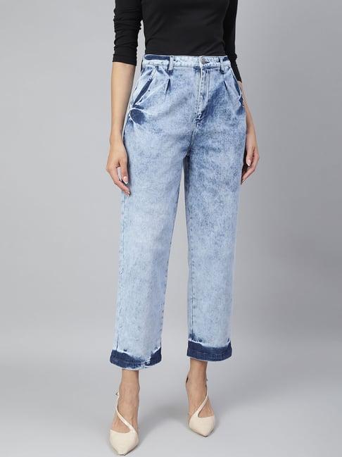 tales & stories blue regular fit jeans