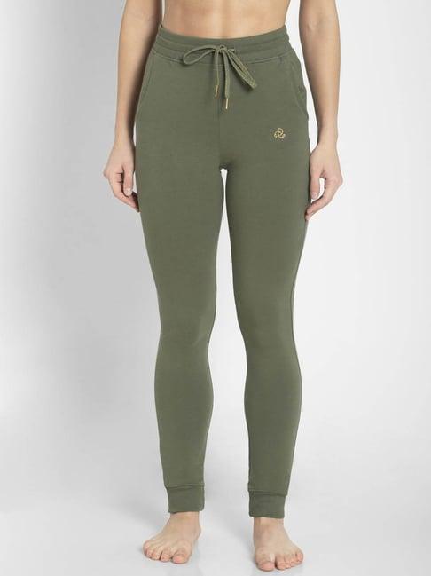 jockey olive slim fit joggers