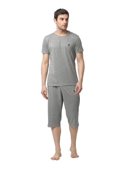 vimal jonney grey t-shirt & capris