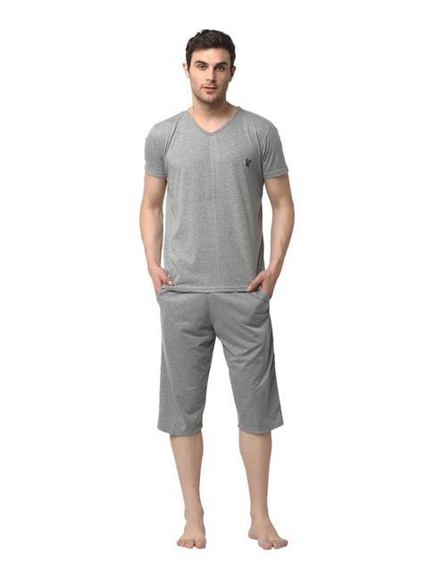 vimal jonney grey t-shirt & capris