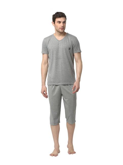 vimal jonney grey t-shirt & capris