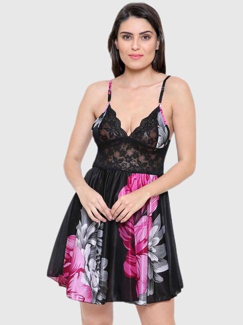 secret wish pink floral night dress