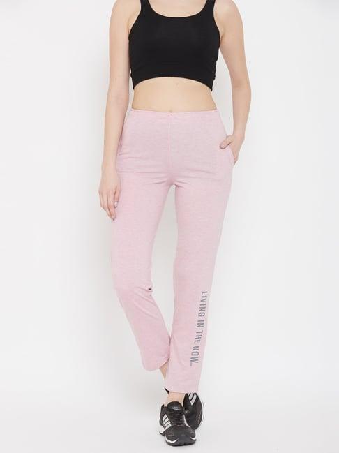 neva pink cotton trackpants