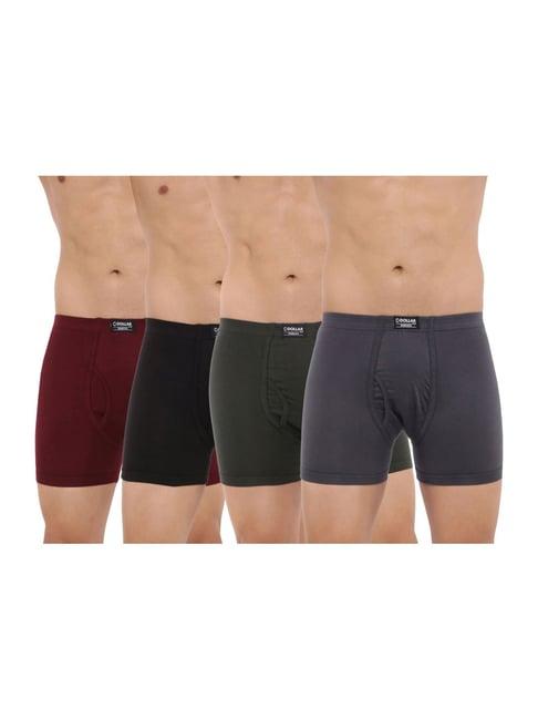 dollar bigboss assorted color cotton trunks (pack of 4)