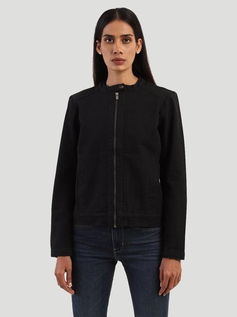 levi's black regular fit jacket