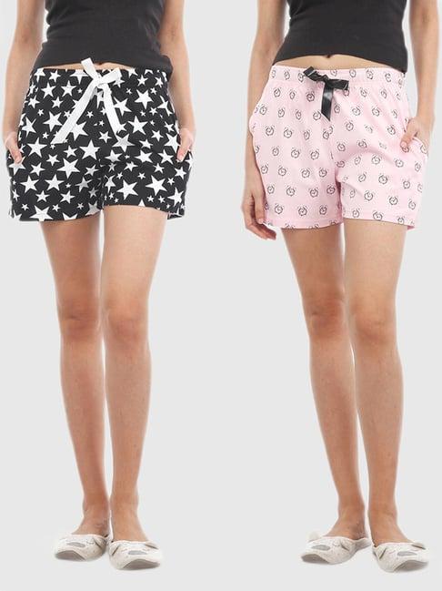 nite flite multi print night shorts