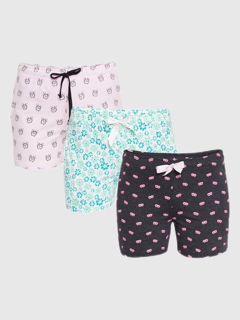 nite flite multi print night shorts