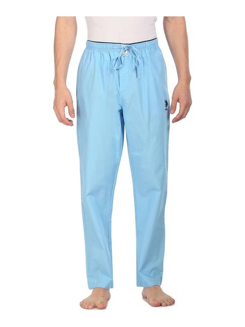 u.s. polo assn. light blue regular fit lounge pants